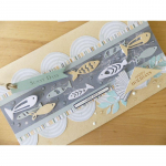 Mitmeks t&uuml;kiks kalal&otilde;iketerad Metallist reljeefne paber Scrapbook Kala l&otilde;ikevorm kaunistamiseks h&otilde;be