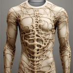 3D-prindiga Skeleton Skulls Muster T-s&auml;rgid Meeste pikkade varrukatega vabaaja mood T-s&auml;rk Top dressipluus Hingav t&auml;navar&otilde;ivad lahtised s&auml;rgid S