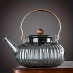 1 tk klaasist keev teekann majapidamiselekter keraamiline pliidikann k&otilde;rge temperatuuriga l&auml;bipaistev keev teekann Teekann k&otilde;rge boorsilikaat kr&uuml;santeem St