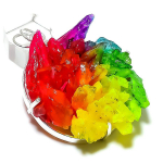 Crystal Druzy Gemstone Handmade 925 Sterling Silver Jewelry Pendant 2.56 b2y29