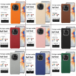 Ehtsast nahast lehmanahast litsimustriga kaitse&uuml;mbris Honor Magic 4 Pro Ultimate Editionile Honor Magic 4 Ultimate