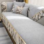 Kvaliteetne diivanikate &scaron;enill libisemiskindlad diivanikatted elutuppa Moodne Four Seasons universaalne diivanikate, pleed diivanil 30x50cm pillowcase hall v&auml;rv