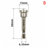 Magnetpositsioneerimiskruvikeeraja otsikud Puidut&ouml;&ouml;tlemiskruvi kuuskantpead 25mm