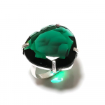 Natural Chrome Diopside Gemstone 925 Sterling Silver Gift Ring Size 9 h1u82