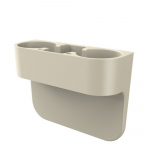 Autotarvikud Veepudelihoidja Hoiualus Autotopsihoidja S&otilde;iduki istmevahe tasside alus beež