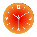 12 Patareitoitel t&ouml;&ouml;tav seinakell Karastatud klaas Vaikne kvarts Tiksumiseta Modernne Lihtne Dekoratiivne seinakell Kodu sisekujundus A oranž