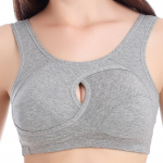 Naiste spordirinnahoidjad, puuvillased tugevad Push Up aluspesu J&otilde;usaal Jogging Crop Naiste topid Sport Vest Spordirinnahoidjad naistele Sutian Feminino 2XL
