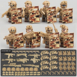 Ehitusplokid Militaarfiguurid Politsei eriv&auml;gede v&auml;ikesed figuurid Laste &otilde;ppeasjad M&auml;nguasjad