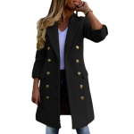 Naiste jope, alla keeratav kraega taskud, &uuml;hev&auml;rvilised kaherealised, &otilde;hukesed, termilised pikkade varrukatega M kollane