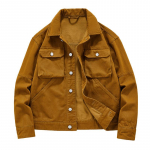 Kvaliteetne Ameerika retro raske teksajakk meeste kevadine uus avar trendikas kaubam&auml;rk Ruffian Handsome puhtast puuvillast t&ouml;&ouml;riistajope meestele M khaki