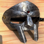 MF DOOM Mask Gladiator n&auml;omask Hullu kurjategija terasest n&auml;osoomus Keskaegne k&auml;sitsi sepistatud mask Halloweeniks