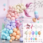 Merineitsi s&uuml;nnip&auml;eva &otilde;hupall Garland kaare komplekt Baby Shower poistele t&uuml;drukutele Teemapeo kaunistus A