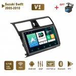 Androidi autoraadio stereo Suzuki Swift 2005-2010 GPS-navigatsioonile 2DIN 4 tuumaga multimeediumipleier Carplay Autoradio 4+64GB 1+16GB