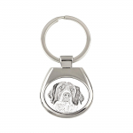 French Spaniel, French Setter, Canadian Setter - keychain with a dog, keychain with a print, personalized pendant from the Art-Dog brand