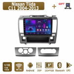 Android Autoraadio Nissan Tiida C11 2004-2013 jaoks Multimeediapleier Peaseade Stereo GPS-navigatsioon BT WIFI 1+16GB 1+16GB,A