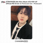 Stray Kidsi 9. minialbum ATE POP-UP MD Binder fotokaart KPOP Changbin