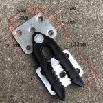 Diivan Sektsioonm&ouml;&ouml;bli liitmik Metallist &uuml;henduspesa T&ouml;&ouml;riistad Alligaator Clip Snap Style