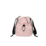 Uus nailonist p&otilde;ikkott naiste vabaaja trendi &otilde;lakott, ni&scaron;&scaron;disain t&otilde;mbek&ouml;is plisseeritud kott naistele roosa