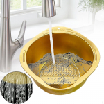 Riisipesuri kurnkauss, toidukurnid, roostevabast terasest k&ouml;&ouml;giriist, k&ouml;&ouml;giviljade loputusvahend, pasta kuld