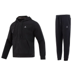 Jordan Spordihoodie ja Kootud Pikad P&uuml;ksid Komplekt Meestele Aktiivsed R&otilde;ivad Must DQ7351-010+DQ7341-010 XL