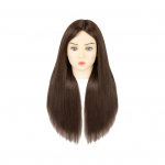 Mannekeenipea koos ehtsate juustega Juuksur Punumine Soengu kujundamise Koolitus Mannekeen Kosmetoloogia Nukupea Pruun Kuldsed Pikad Juuksed Juuksuri Meik