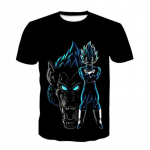 Laste riided Anime Dragon Ball Poiss T&uuml;drukud T-s&auml;rk T-s&auml;rk Goku 3D Prinditud L&uuml;hikeste Varrukatega Harajuku Meeste Topid Tees Poisid T&uuml;drukud R&otilde;ivad 150