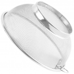 Roostevaba terasest riisi v&otilde;rk-kurn Kurn V&otilde;rk Drenaaž Riisikurn Pesukauss Peened kurnad k&ouml;&ouml;gile 26.3X26.3CM