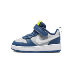 Nike Court Borough Low TD Hall Udune M&uuml;stiline Sinine Beebi Tossud Aatom-Roheline Valge BQ5453-016 21 gray