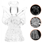 Decor Blessing Angel Wind Chime Glass Design Ornament Kaunista ripatsi kaunistus 5x5x5cm