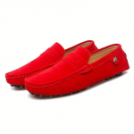 Moodsad Meeste Mokassiinid Penny Loafer Kingad, S&otilde;idukingad, Mugavad Libisemiskindlad Slip-On kunstseemisnahast Kingad, Meeste Jalatsid, Kevad Ja Suvi 39 punane
