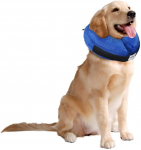 T&auml;ispuhutav lemmikloomakaitse kaelarihm Elizabethi kaelarihm, hammustusvastane ilu, lakkumisvastane PVC kassi kaelarihm sinine