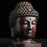Loominguline Buddha kuju Puidust Sakyamuni Tathagata kujuke Buddha peakuju 1PC