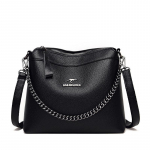 Suure mahutavusega naiste kott crossbody mood &otilde;lakott must