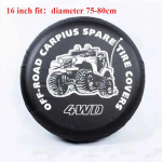 14 15 16 17 4WD 4x4 PVC Nahast tagavararatta rehvi katte kott kott Protector autorehvid 14 tolli Jeep Hummeri jaoks