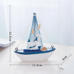 Purjeka mudel Puidust purjepaadi kodukaunistus Ranna merekujundusega merev&auml;gi