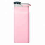 600 ml kokkupandav veepudel, toidukvaliteediga BPA vaba lekkekindel silikoonist sporditarbed, kaasaskantavad joogitopsid, trummelkann, matkatarbed 600ML hall