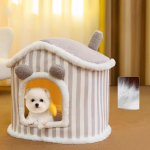 Talvine koerte kennel soe koeramaja Eemaldatav ja pestav koeramaja Nelja hooaja universaalne kassimaja lemmikloomade v&auml;ikeste koerte kaisutarvikud S: 38 * 38cm