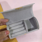 Reisile Kaasaskantav Kompaktne Ehtekarp &Uuml;hev&auml;rviline Lihtne Kaarjas Ehteorganisaator tumesinine v&auml;rv