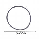 5 tk veefiltritega &uuml;hilduvad tihendid Asenduskummist O-r&otilde;ngad Lekkekindlad veefiltrid Tihendid 10-tollise veefiltri jaoks must