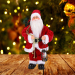 Elektriline j&otilde;uluvana muusikaline m&auml;nguasi j&otilde;ulukaunistus Xmas Decor kujuke kuju jaoks Holding Lantern