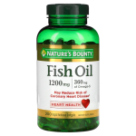 Nature's Bounty, Kala&otilde;li, 1200 mg, 200 kiiretoimelist pehmet kapslit