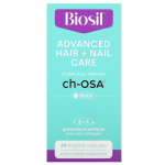 Biosil, premium hair + nail care + biotin, 60 original capsules