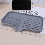 Silikoonist k&ouml;&ouml;gikraanikausi alus, seebidosaator, k&auml;sn, &auml;ravoolupadi, kraanikausi pritsmekuivatusmatt, t&ouml;&ouml;pinna hoiustamisalus, kraanikaussi alus