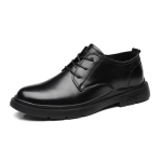 Kevadised meeste ehtsast nahast kingad Moodsad peokleitkingad Paeladega Lamedad kingad Kontori Pulmad Kleitkingad Mustad Mugavad Vabaajakingad 44 must