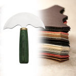 Leather Shovel Knife DIY Working Tool Heavy Duty Round brown handle green handle