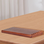 Coin Display Case Holder Wooden Rack Stand Collectible,Gift for Comrade in Arms Tabletop