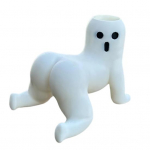 Big Booty Ghost Planter Vaigu &otilde;huga taimehoidik lauaplaadi sisekujundus Kummitus kukutav tagumik Lillepoti kink peres&otilde;pradele taimes&otilde;pradele valge