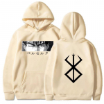 Kuumad Berserk Guts Hoodies Anime Manga Hoodie XS khaki