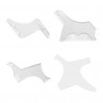 4 tk/komplekt meeste habemekujuja kammit&ouml;&ouml;riist habeme komplekti juhend Professionaalne n&auml;okarvade kitsehabe vurrud Stiil trimmimine servade kujundamise &scaron;abloon