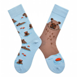 As&uuml;mmeetrilised multifilmi puuvillased sokid &ndash; naiste trendikad, t&auml;navastiilis, keskmise ja k&otilde;rge toruga, kondita disain size 36-43